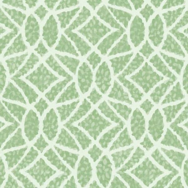 Boxwood Garden Wallpaper- Green