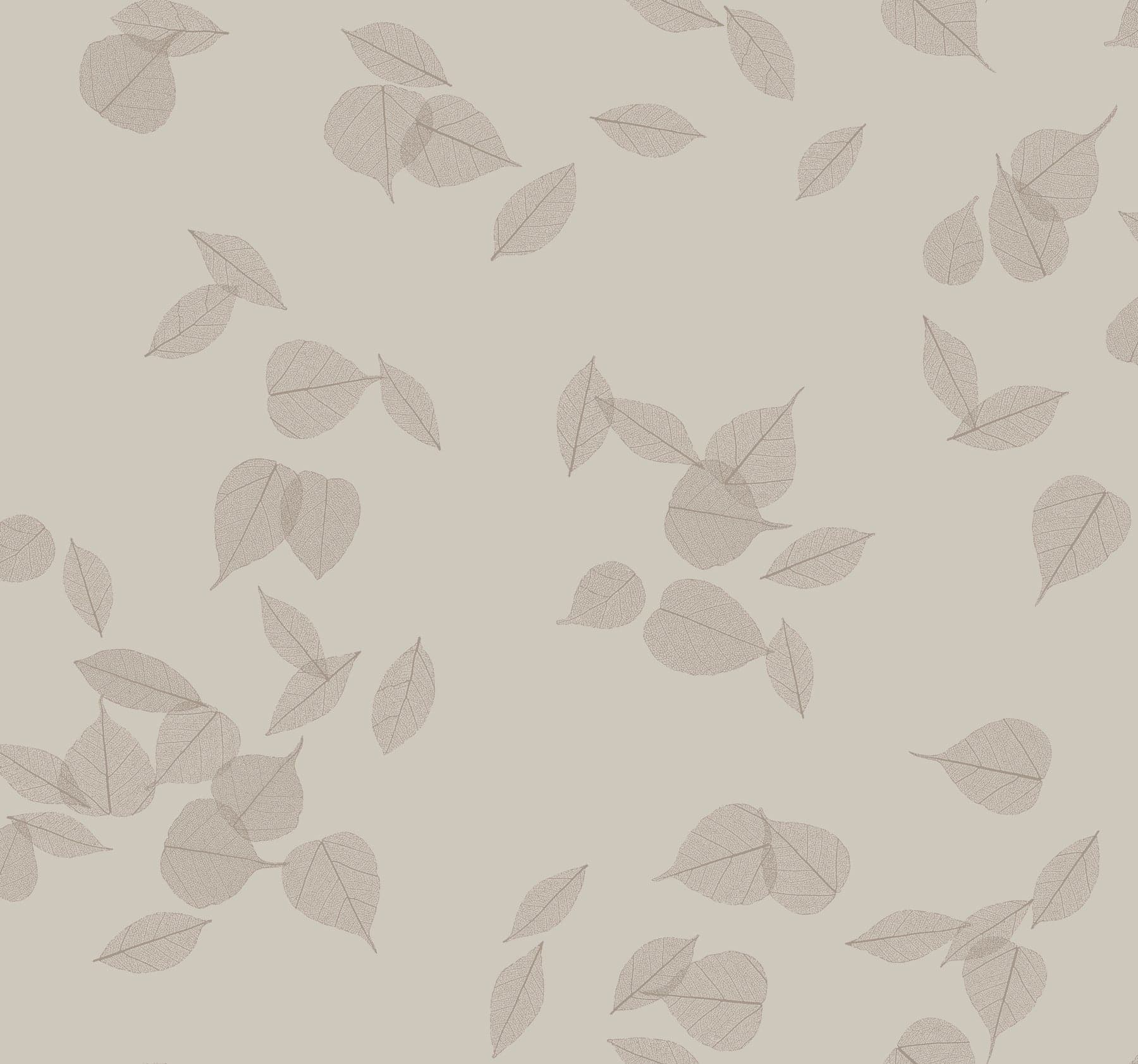 Myles Leaves Sterling Wallpaper