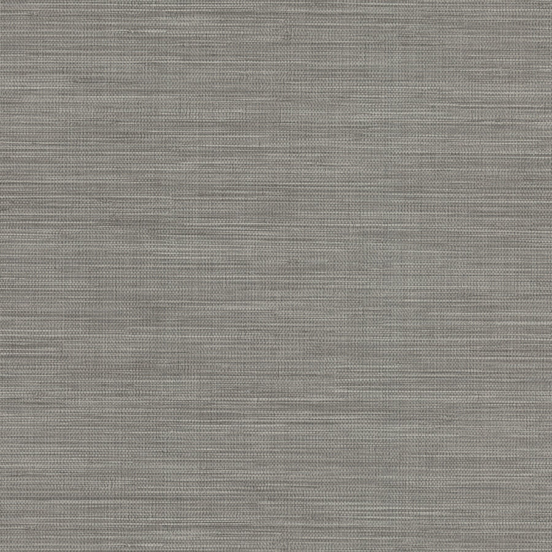 Winn Faux Grasscloth Grey Wallpaper