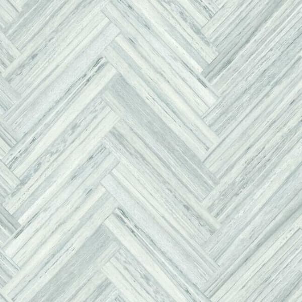 Hermosa Herringbone Premium Peel + Stick Wallpaper- Blue