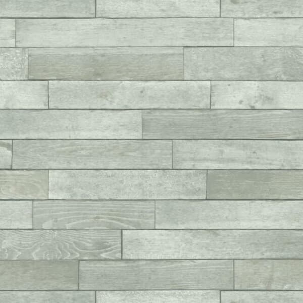 Warehouse Planks Premium Peel + Stick Wallpaper- Grey