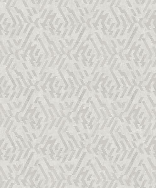 Kila Platinum Geometric Wallpaper