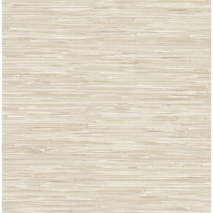 Exhale Dove Woven Faux Grasscloth Wallpaper
