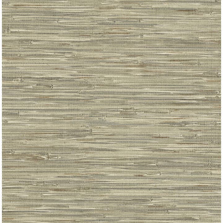 Exhale Olive Woven Faux Grasscloth Wallpaper