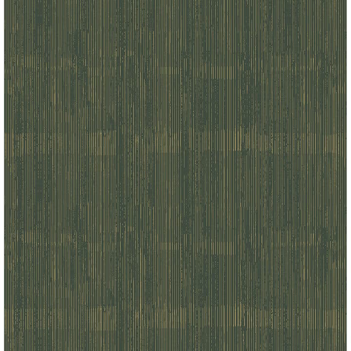 Somerset Evergreen Abstract Stripe Wallpaper