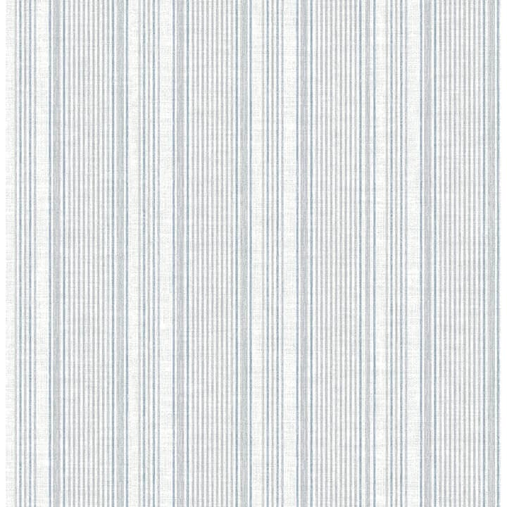 Ayanna Blue Striped Wallpaper