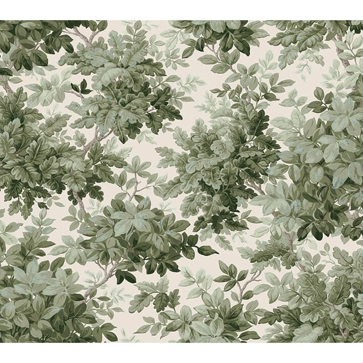 Greenwood Moss Deciduous Wallpaper
