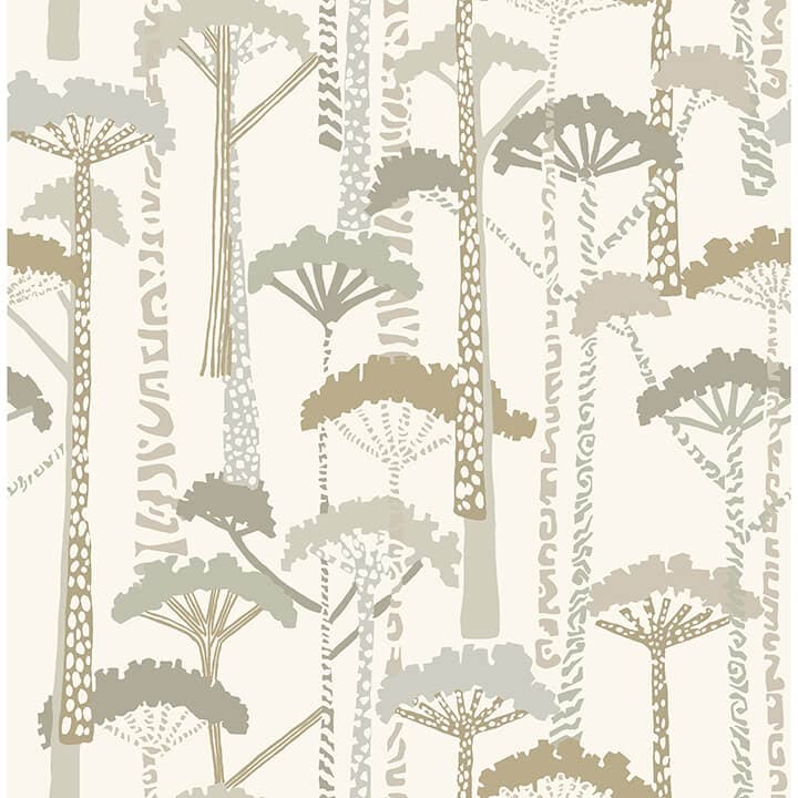 Unify Metallic Forest Wallpaper
