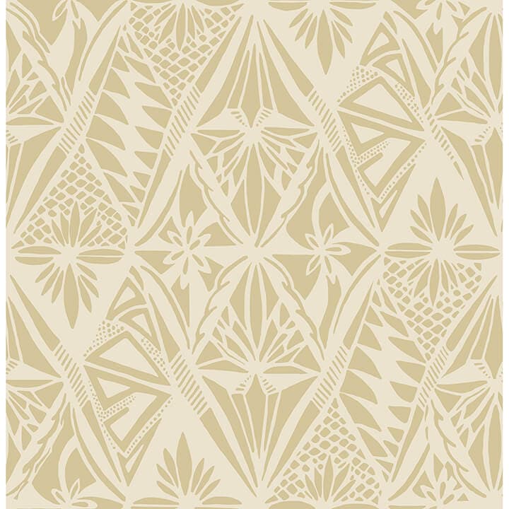 Urbane Yellow Diamonds Wallpaper