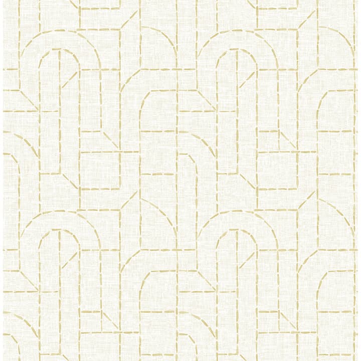 Integrity Yellow Arched Outlines Wallpaper
