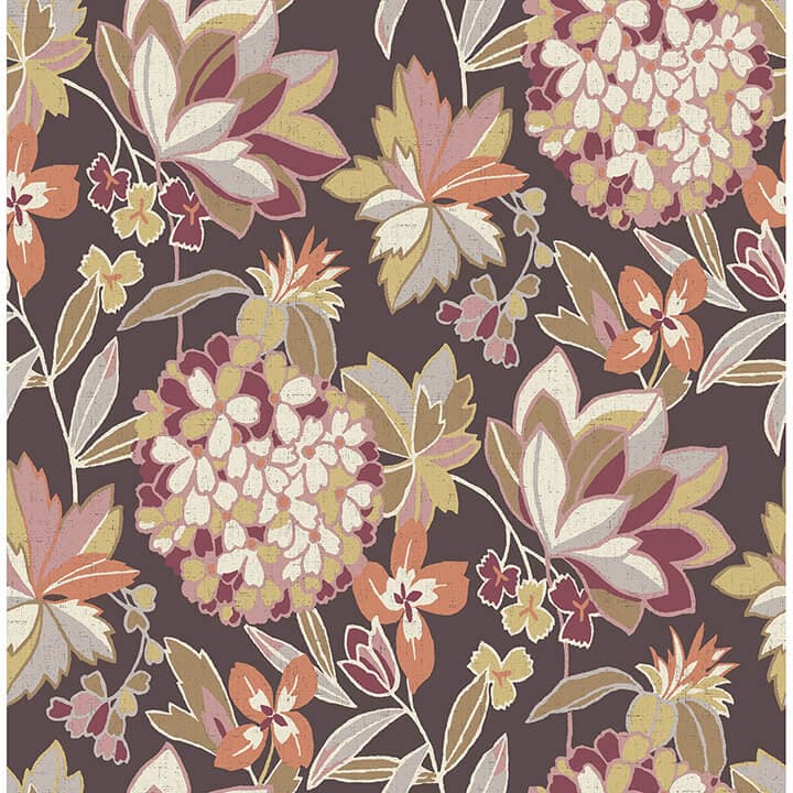 Valdivian Honey Floral Wallpaper