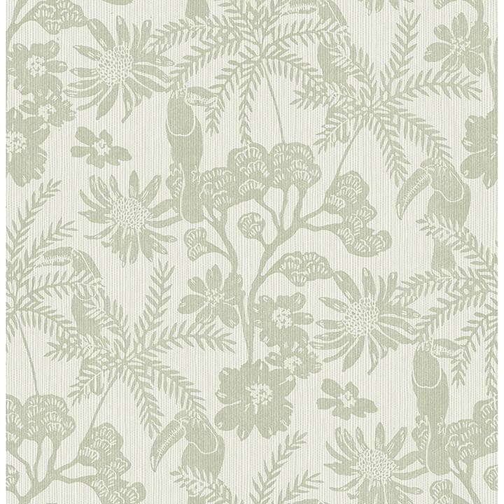 Jacaranda Sage Tropical Trail Wallpaper