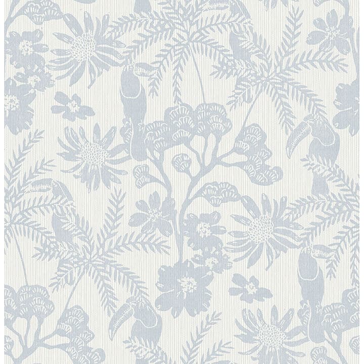 Jacaranda Light Blue Tropical Trail Wallpaper