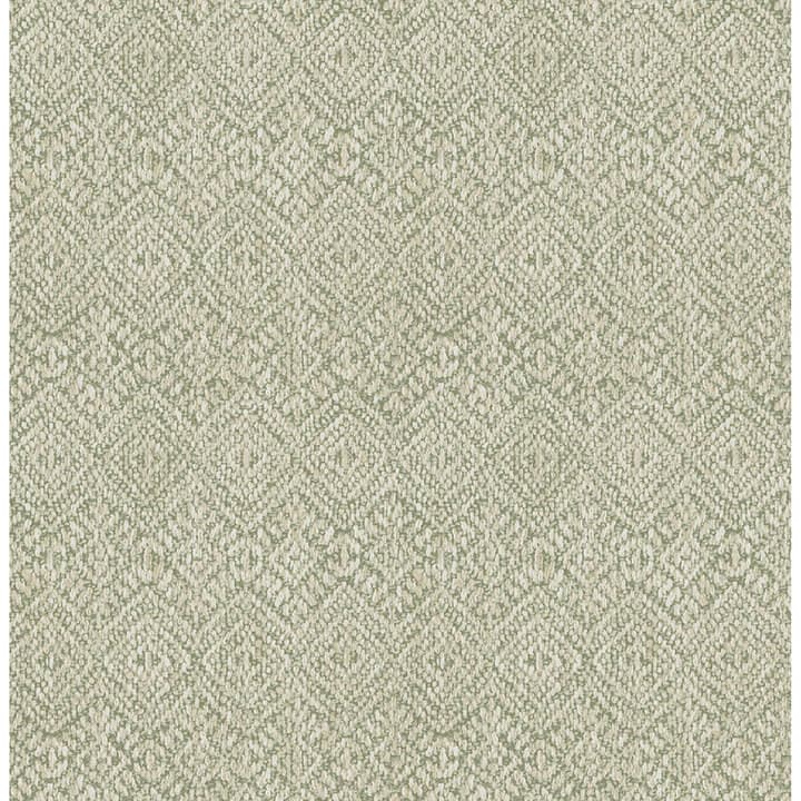 Gallivant Sage Woven Geometric Wallpaper