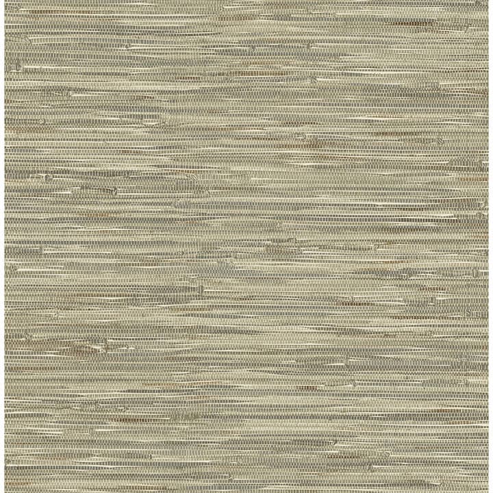 Exhale Olive Woven Faux Grasscloth Wallpaper