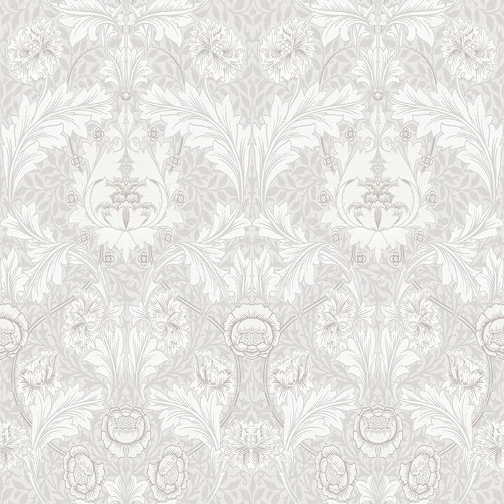 Myrtle Dove Floral Ogee Wallpaper