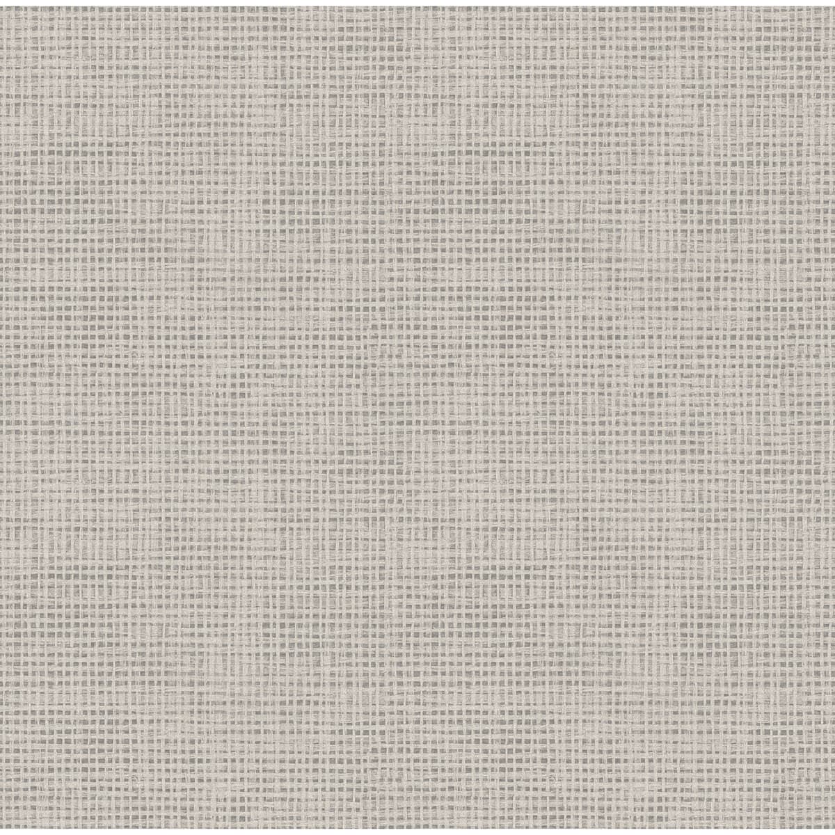 Nimmie Grey Basketweave Wallpaper