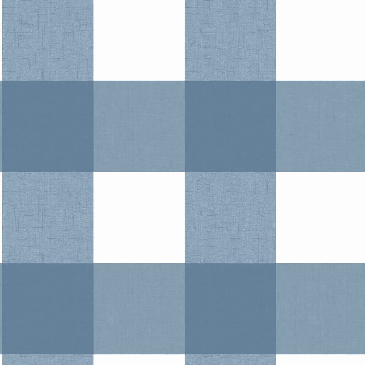 Amos Navy Gingham Wallpaper