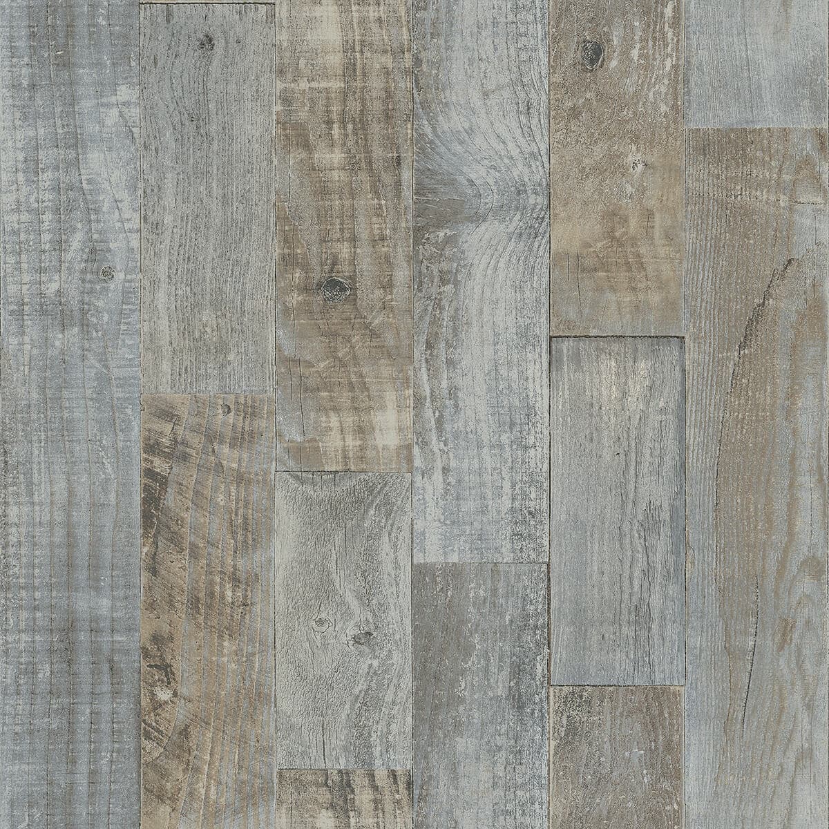 Chebacco Slate Wooden Planks Wallpaper