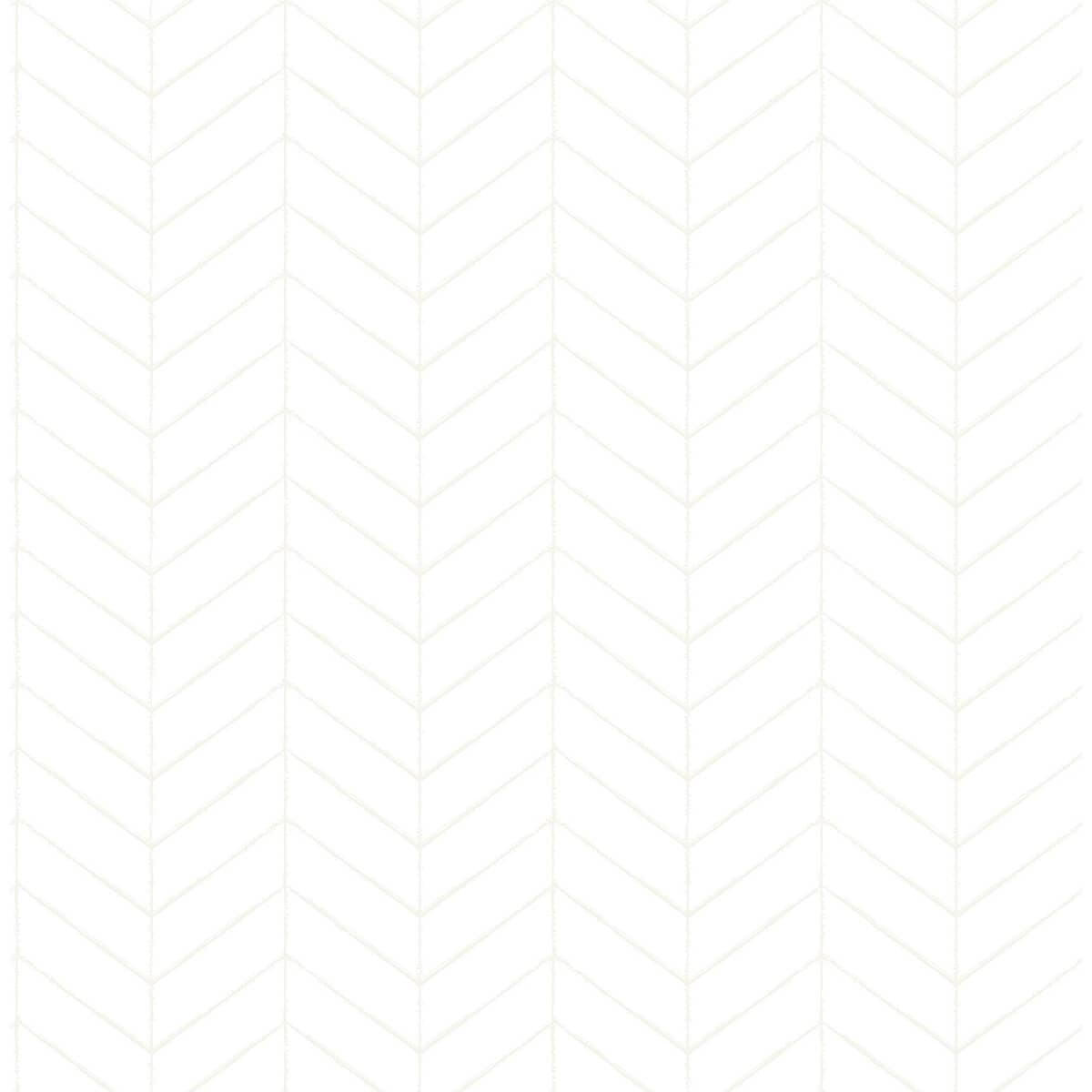 Bison Bone Herringbone Wallpaper