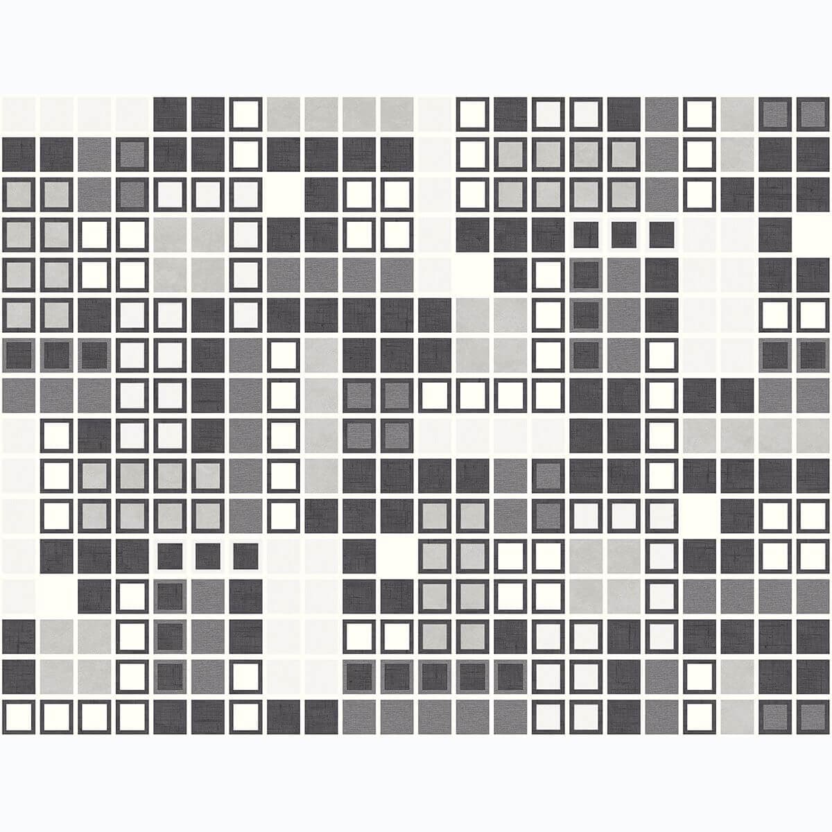 Bantry Black Geometric Wallpaper