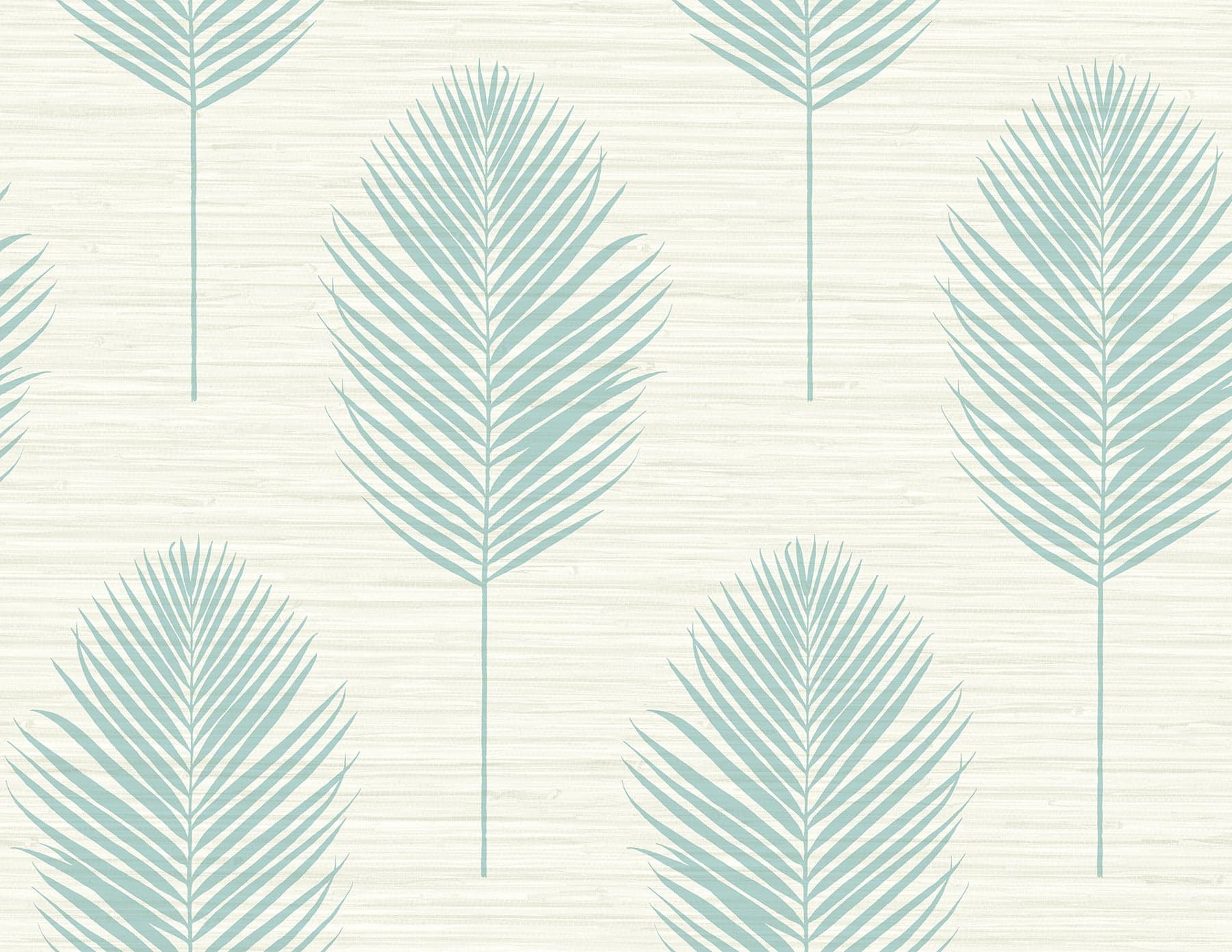 Bali Fern Aqua Wallpaper