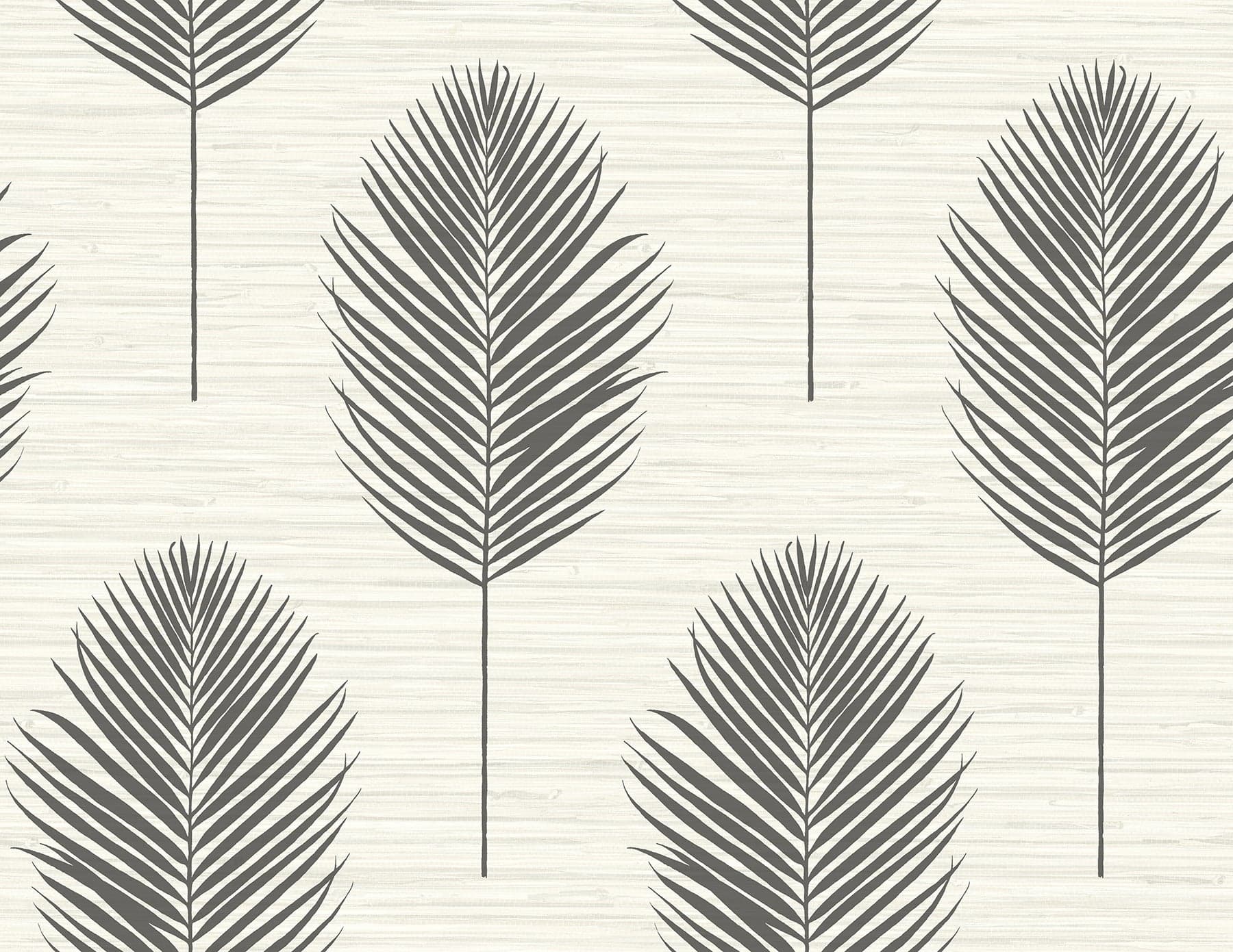Bali Fern Black Wallpaper