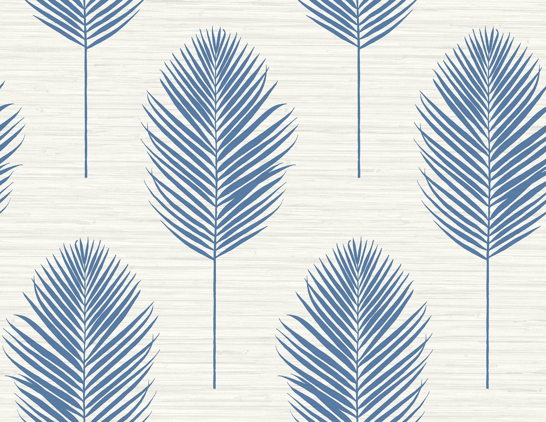 Bali Fern Blue Wallpaper