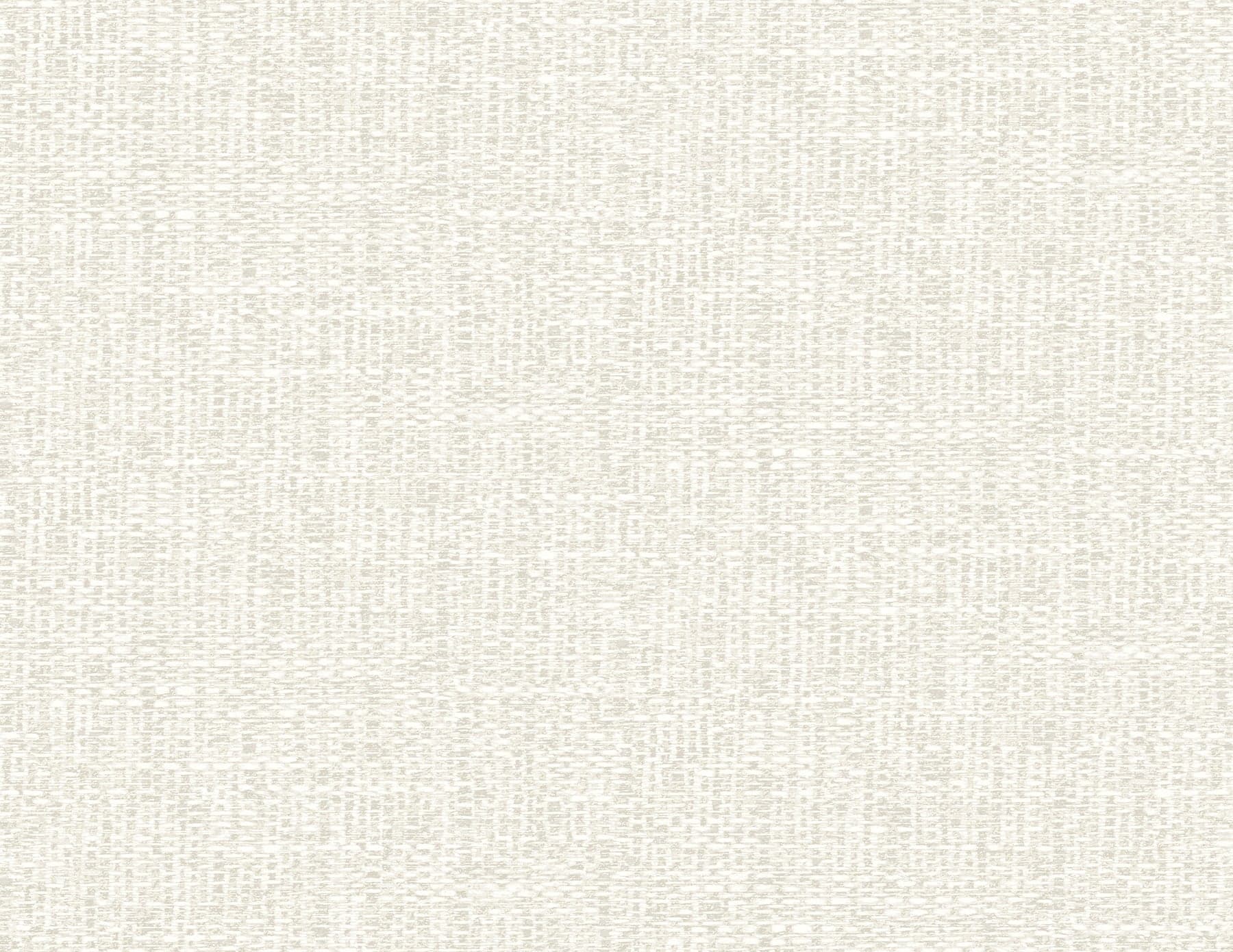 Snuggle Woven Texture White Wallpaper