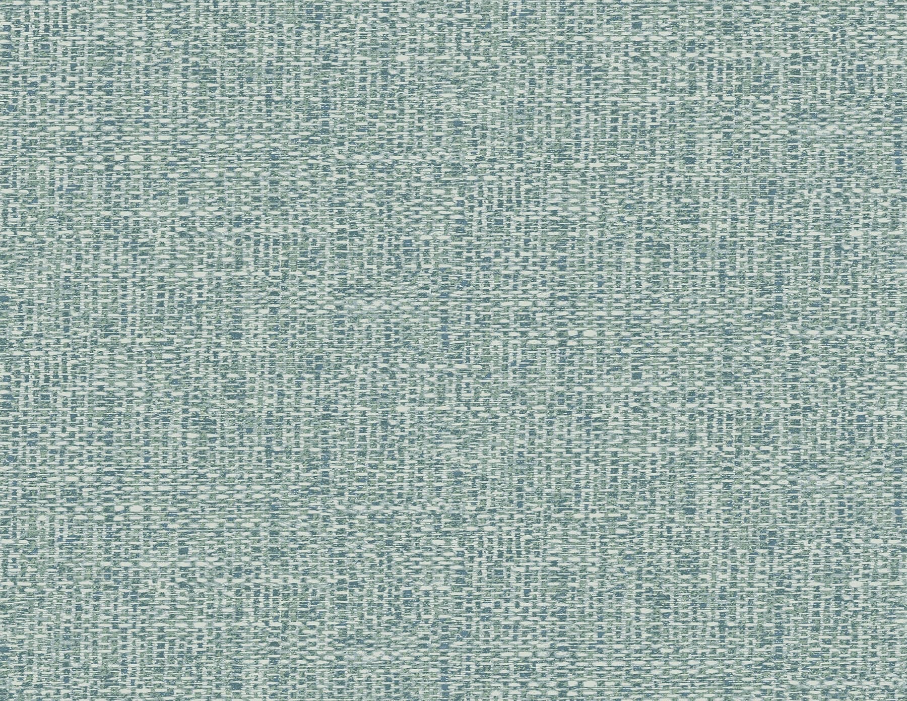Snuggle Woven Texture Teal Wallpaper