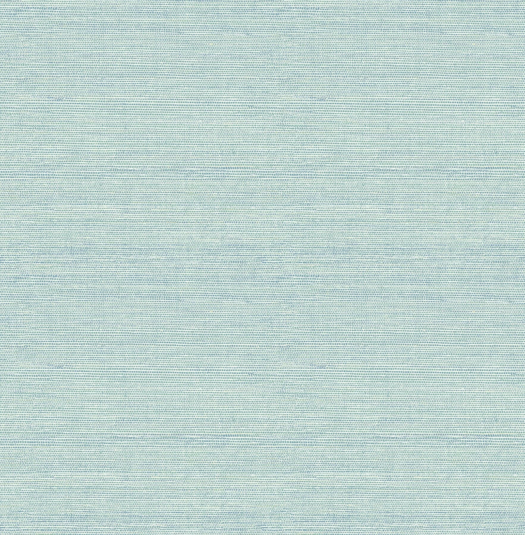 Agave Faux Grasscloth Aqua Wallpaper