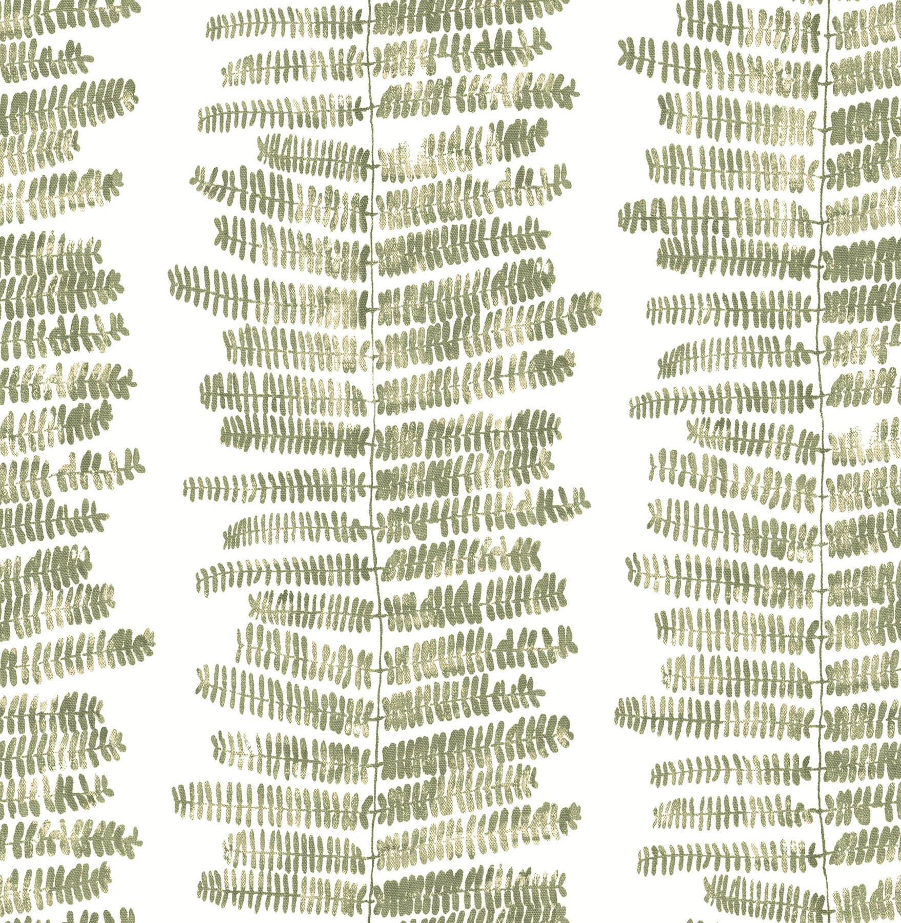 Lumis Green Fern Stripe Wallpaper