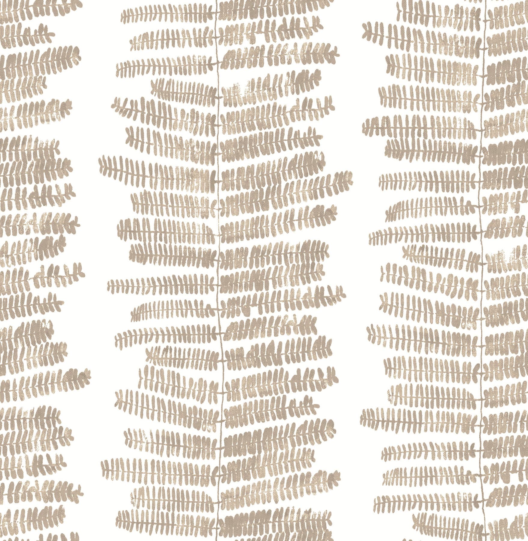 Lumis Taupe Fern Stripe Wallpaper