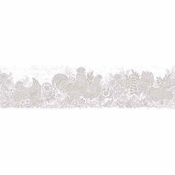 Parton Light Grey Chicken Border