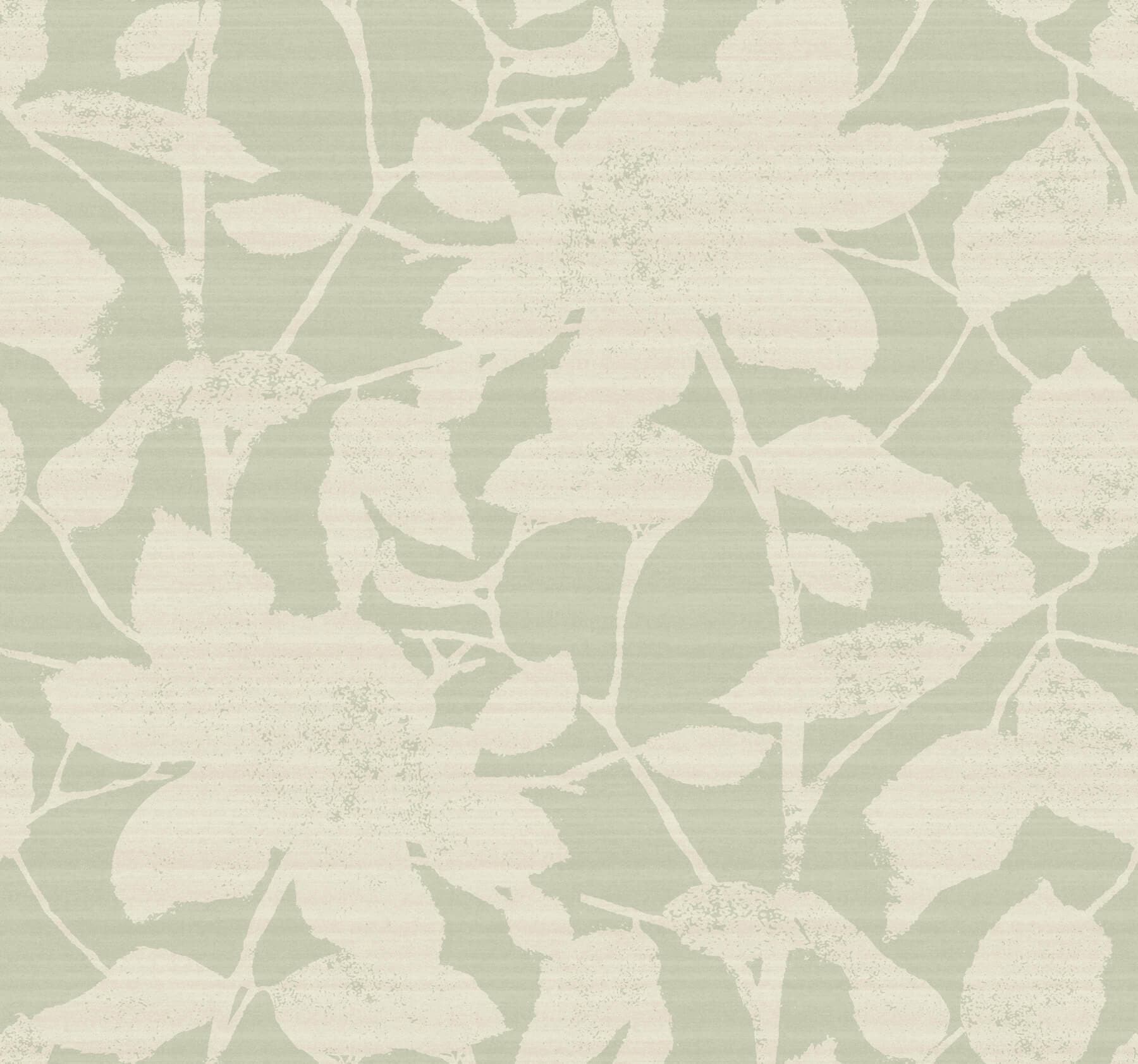 Solange Sage Botanical Wallpaper