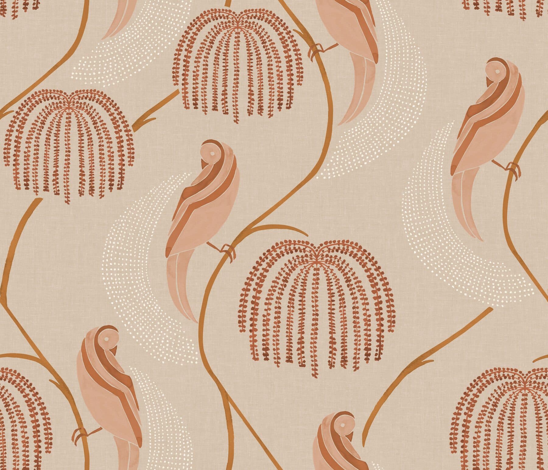 Blaise Blush/Neutral Wallpaper