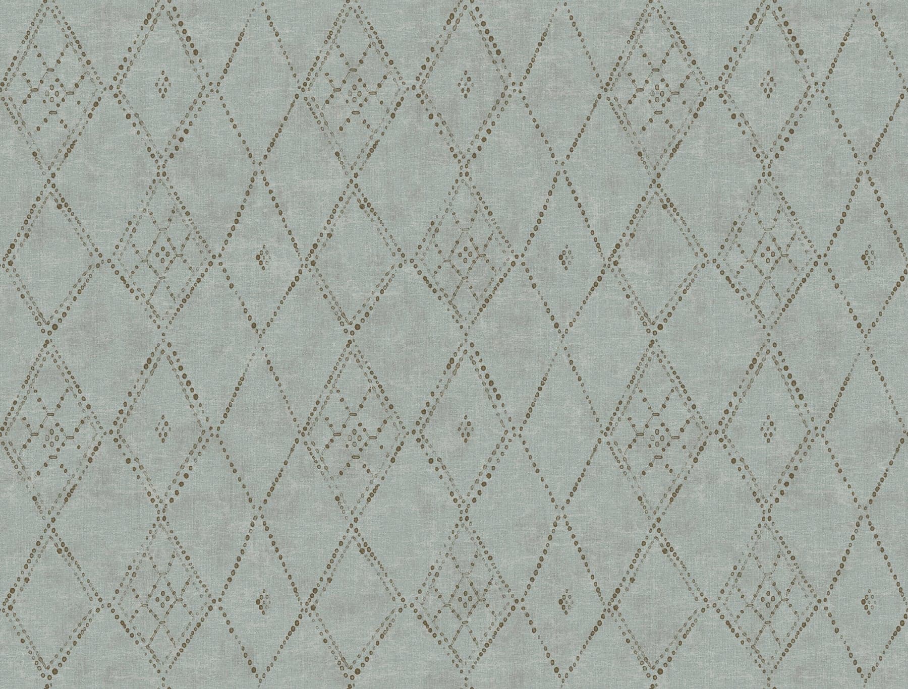 Souk Diamonds Sage/Brown Wallpaper