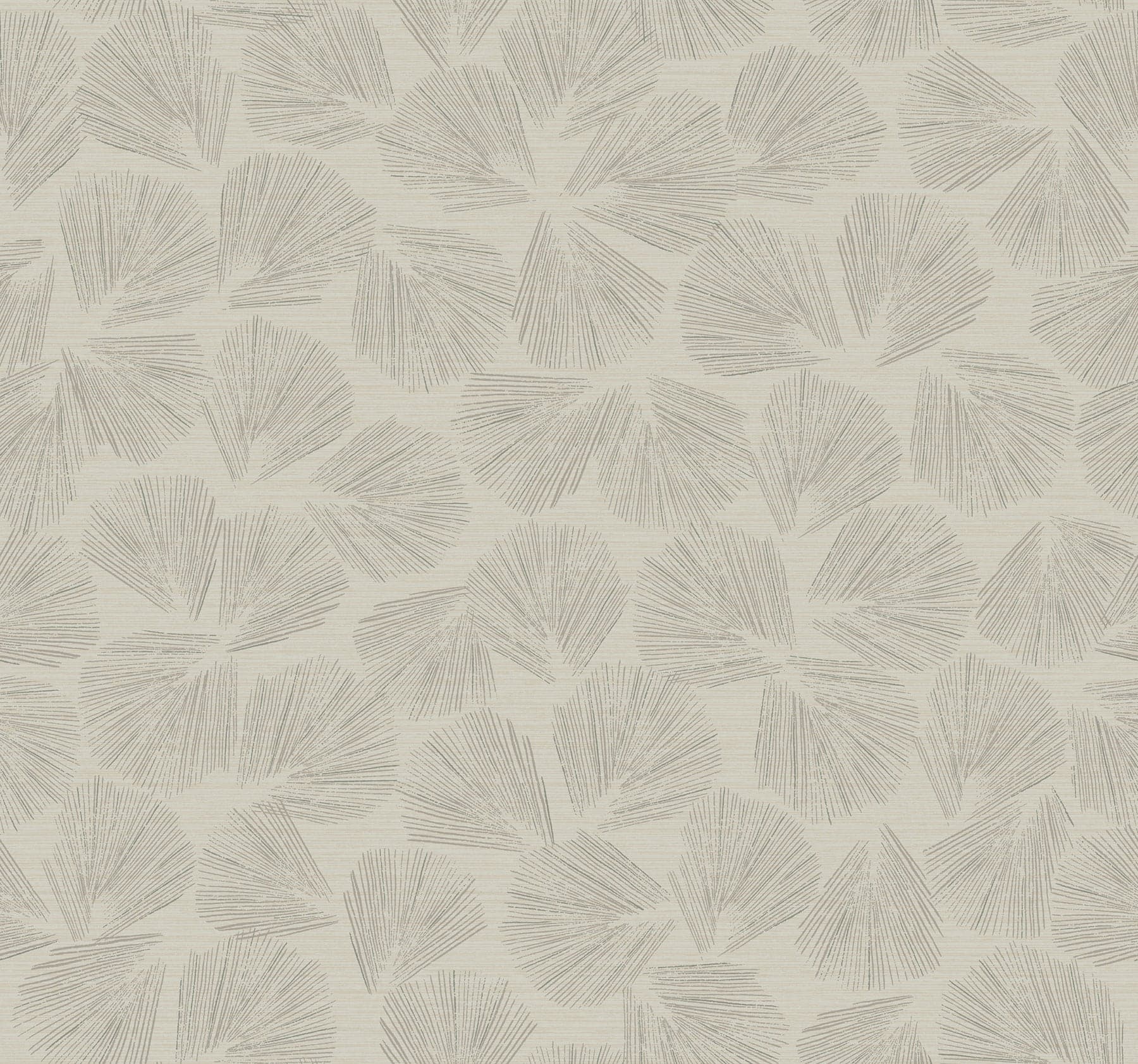 Elora Leaf Taupe Wallpaper