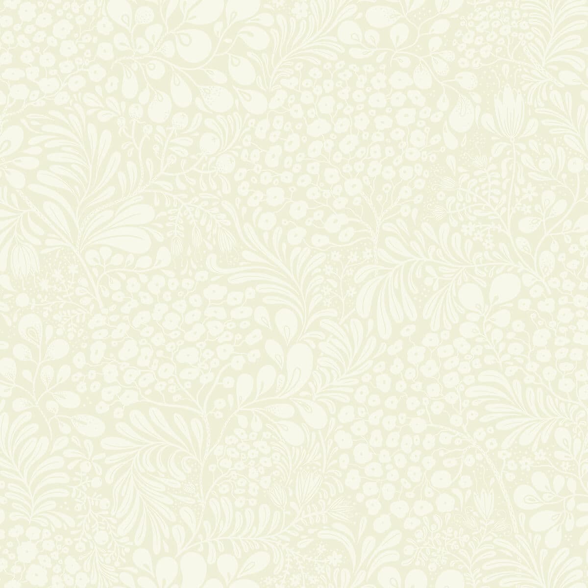 Siv Light Green Botanical Wallpaper