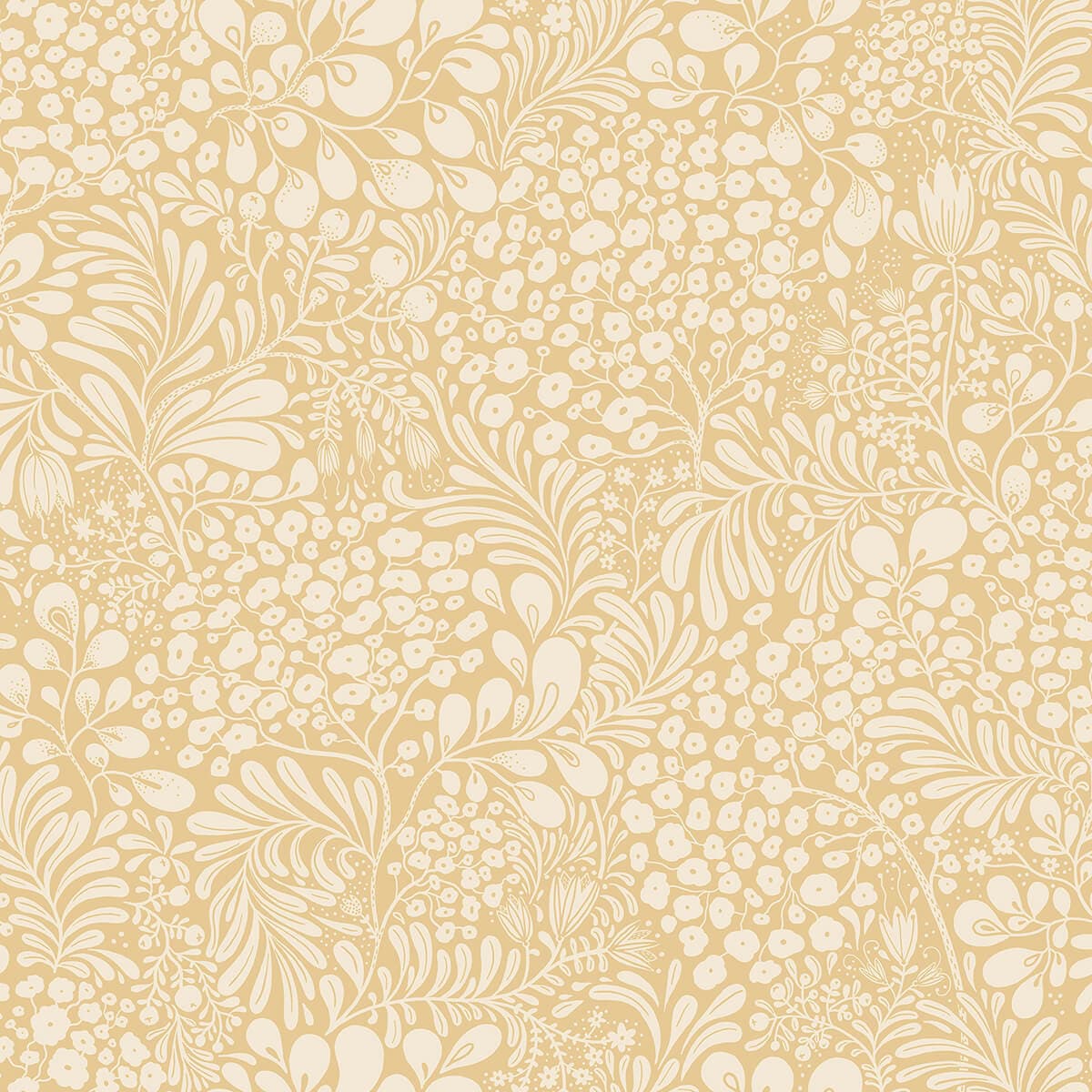 Siv Butter Botanical Wallpaper