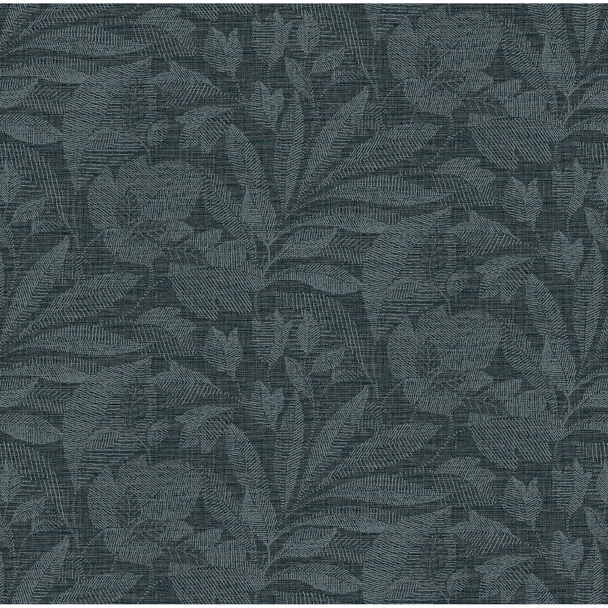 Lei Navy Leaf Wallpaper