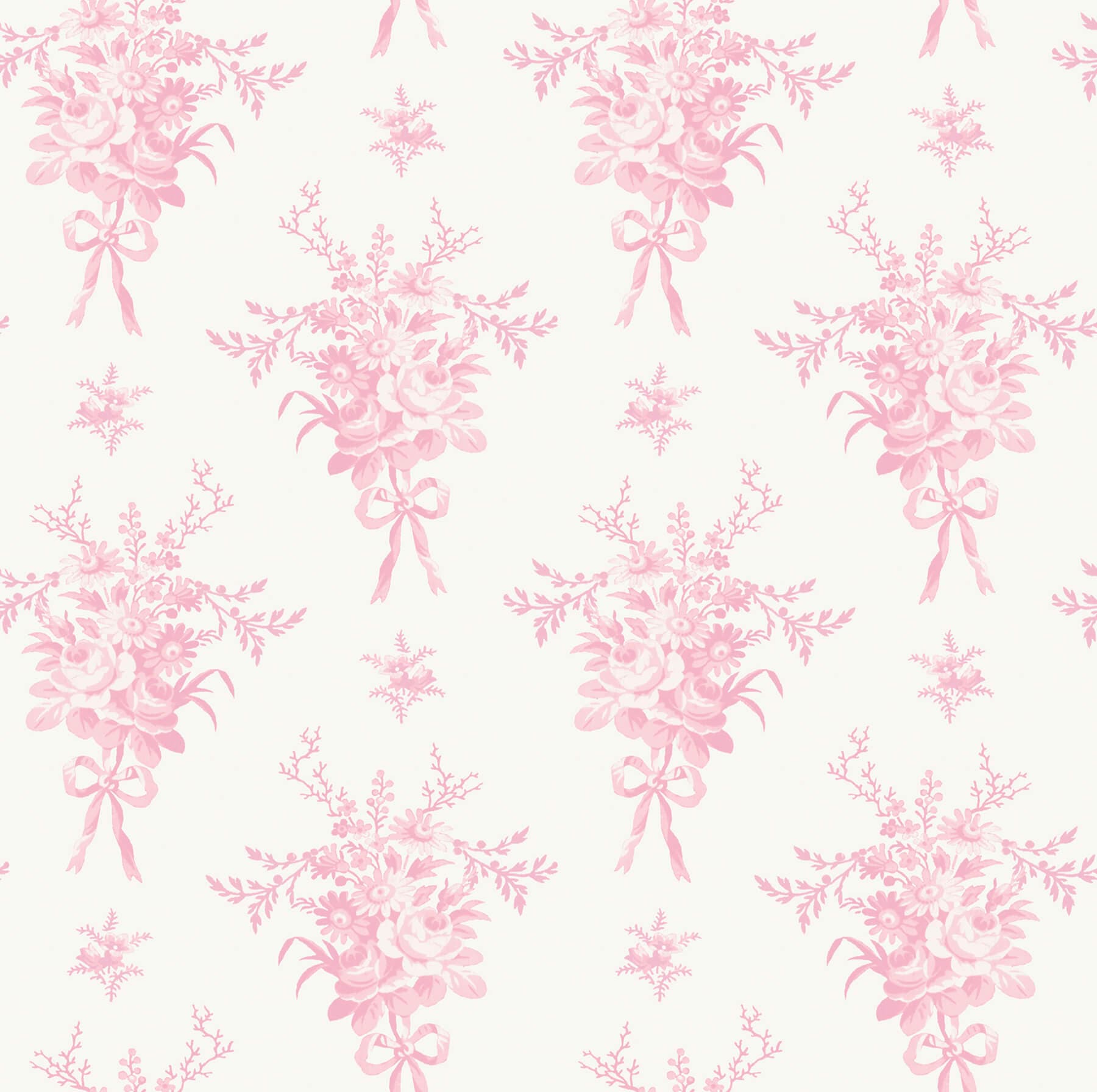Rosie Arrangements Kiss Pink Bouquet Toss Wallpaper