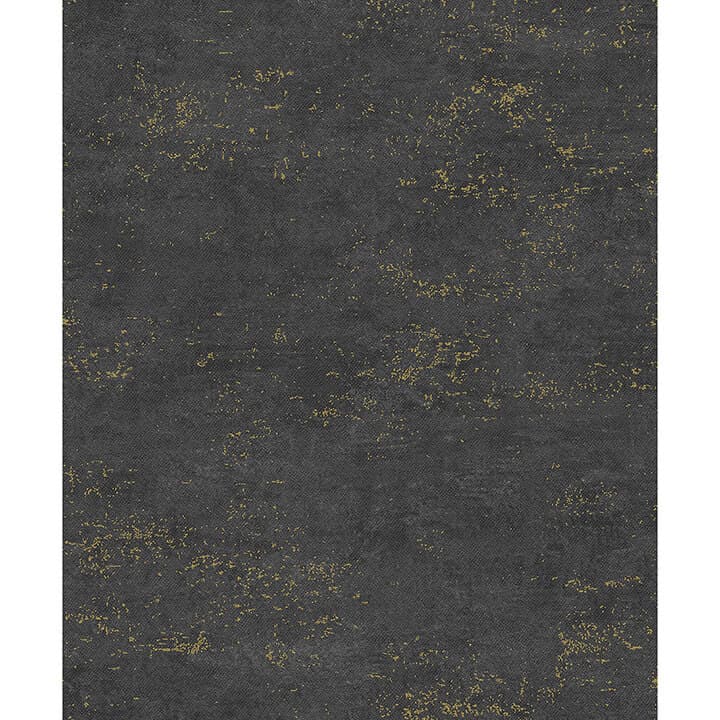 Elatha Charcoal Gilded Texture Wallpaper
