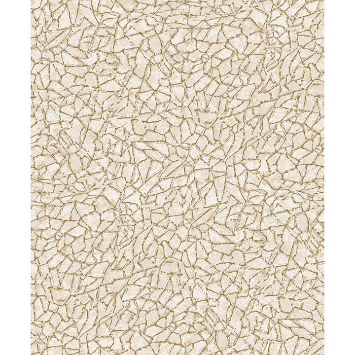 Soma Gold Metallic Crackling Wallpaper