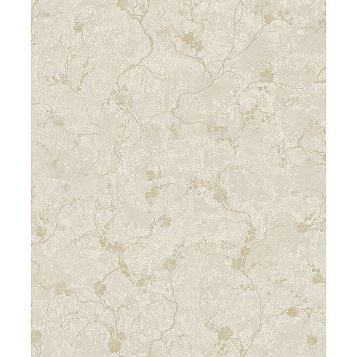 Mahina Pearl Floral Vine Wallpaper