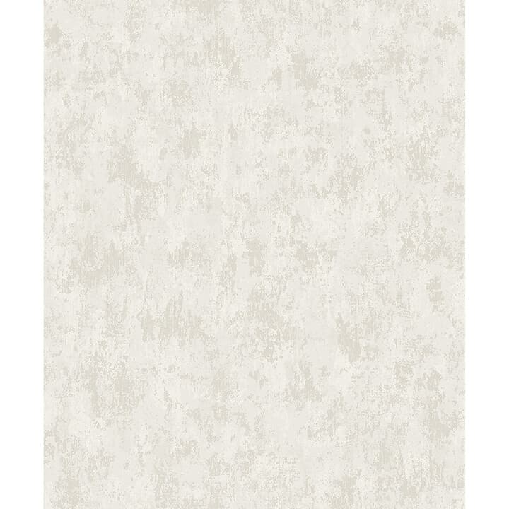 Haliya White Metallic Plaster Wallpaper