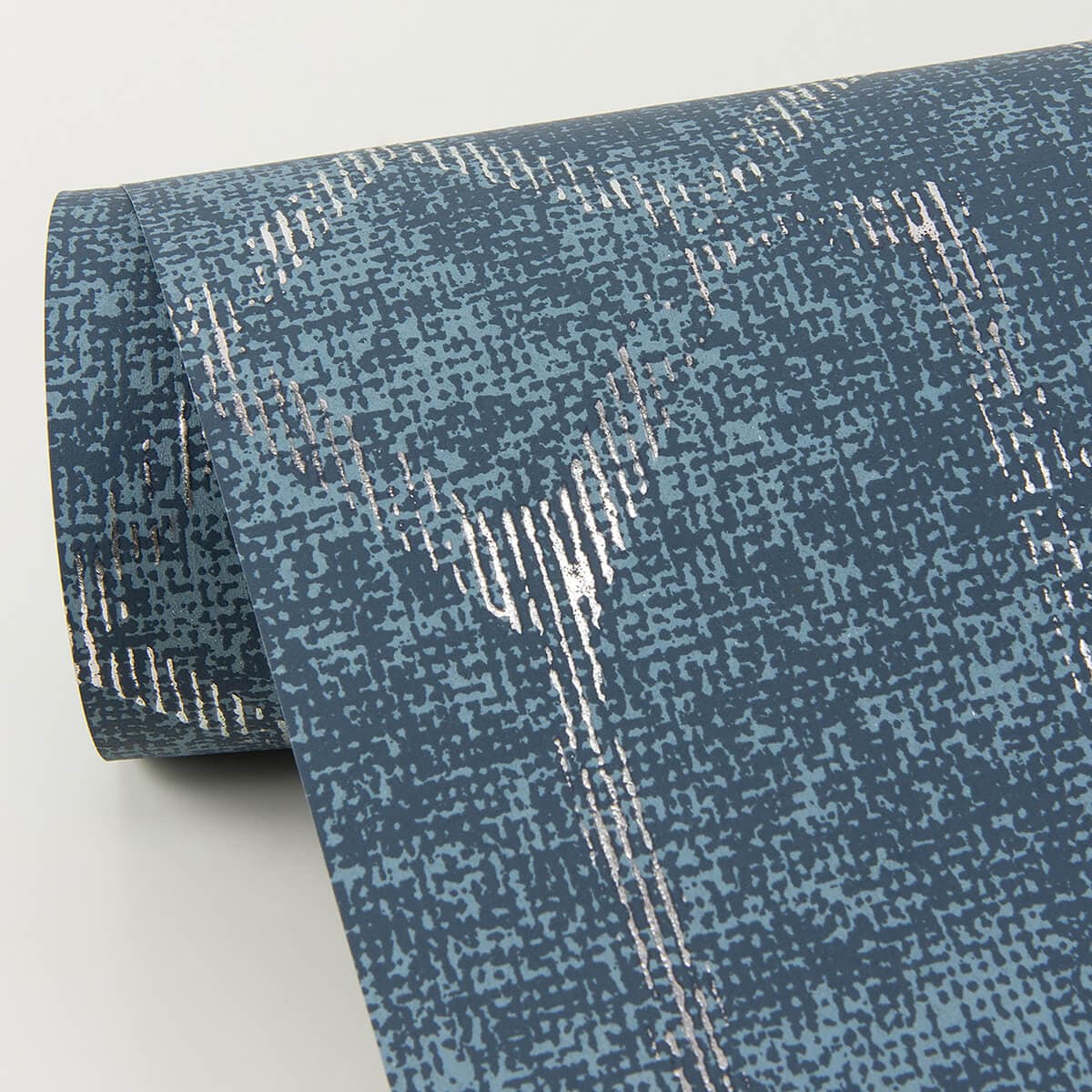Ziva Blue Trellis Wallpaper