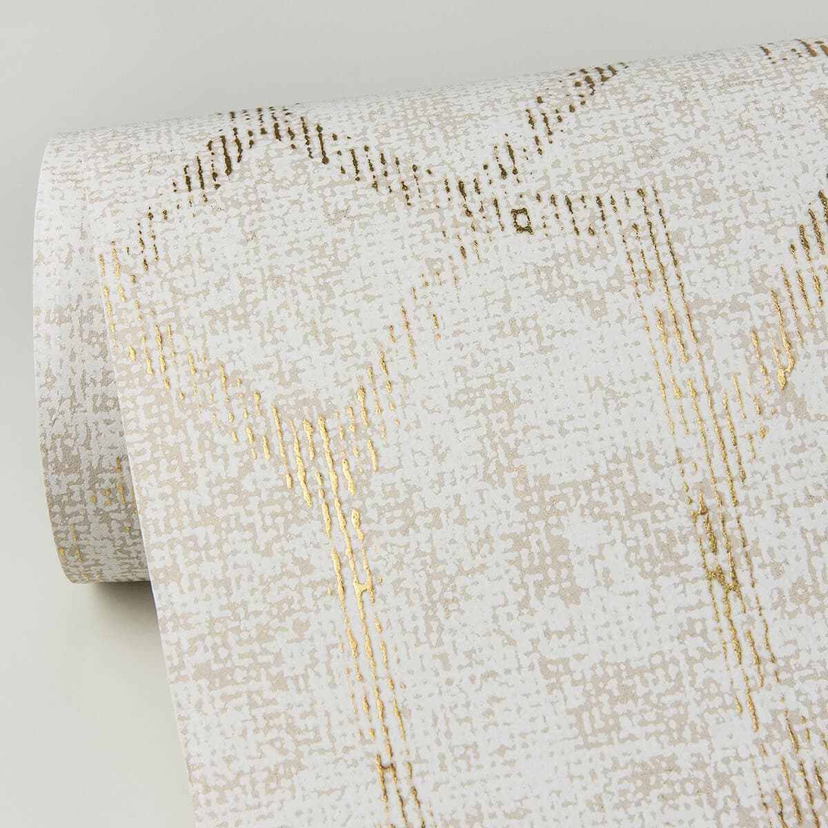 Ziva Gold Trellis Wallpaper