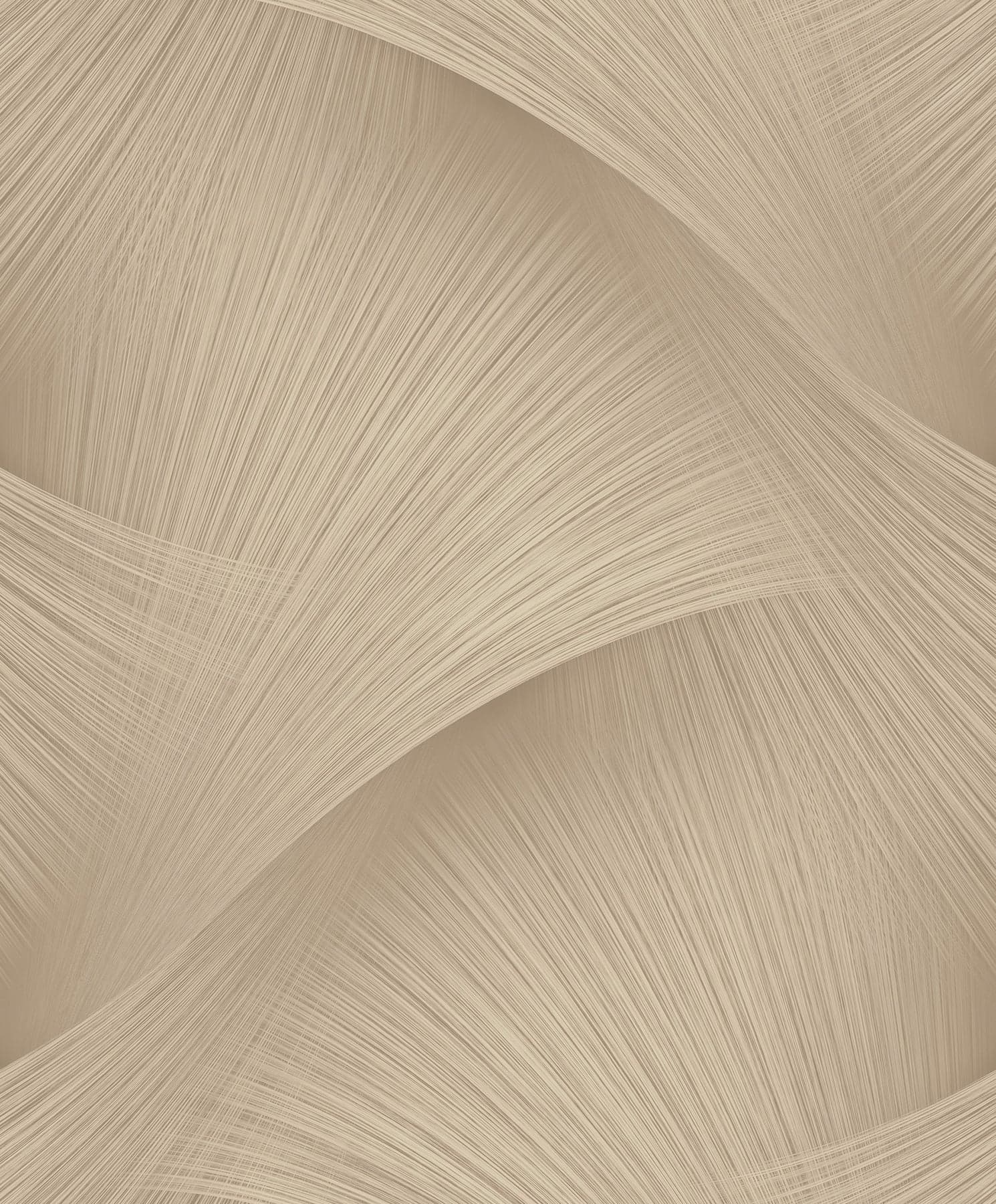 Etched Reeds Abstract Light Brown Wallpaper