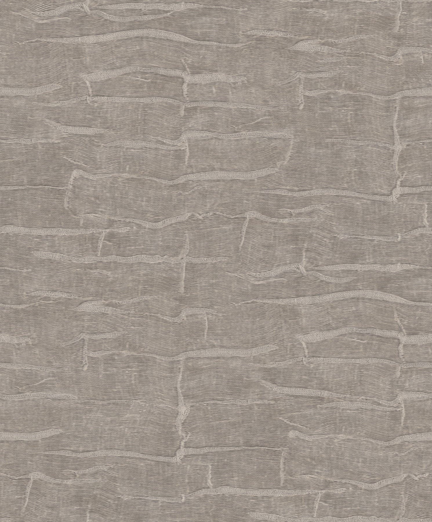 Sculpted Burlap Textured Dark Grey Wallpaper